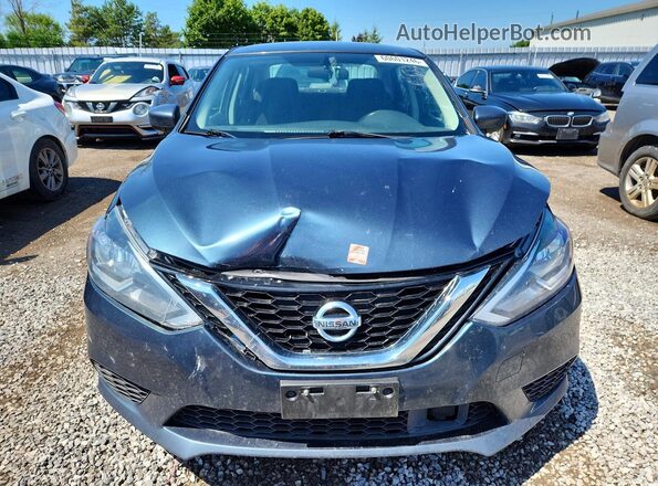 3N1AB7AP6JY301272 2018 NISSAN SENTRA Blue Widok z przodu