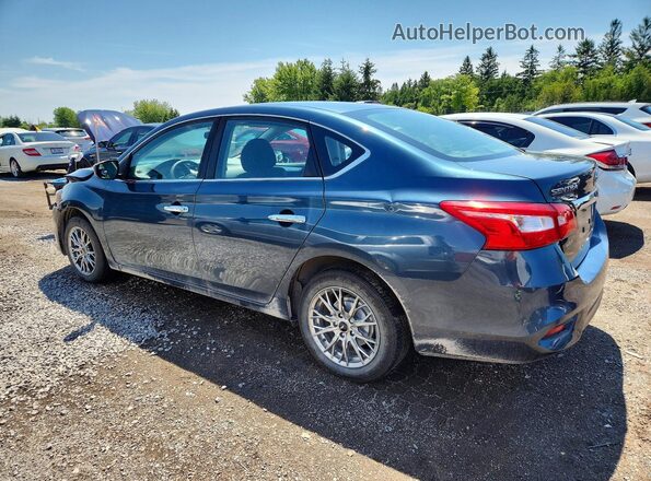 3N1AB7AP6JY301272 2018 NISSAN SENTRA Blue Tył lewy