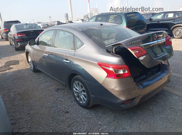 3N1AB7AP6JY323000 2018 NISSAN SENTRA Gray Задня ліва чверть