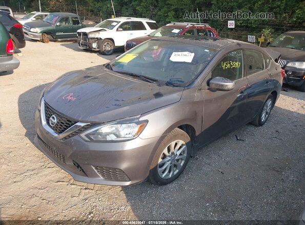 3N1AB7AP6JY323000 2018 NISSAN SENTRA Gray Передня ліва чверть
