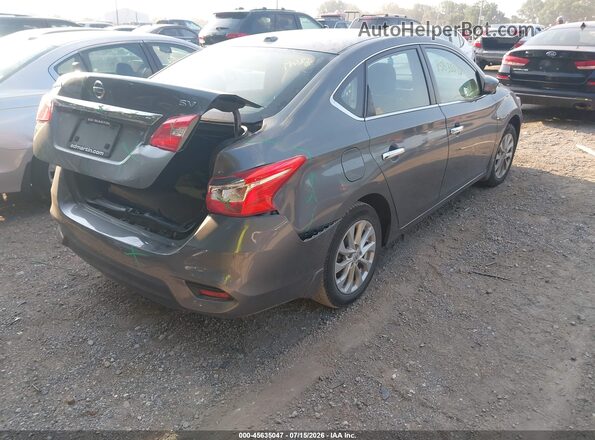 3N1AB7AP6JY323000 2018 NISSAN SENTRA Gray Задня права чверть