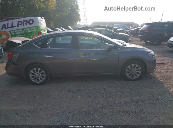 3N1AB7AP6JY323000 2018 NISSAN SENTRA Gray Вид задньої частини салону