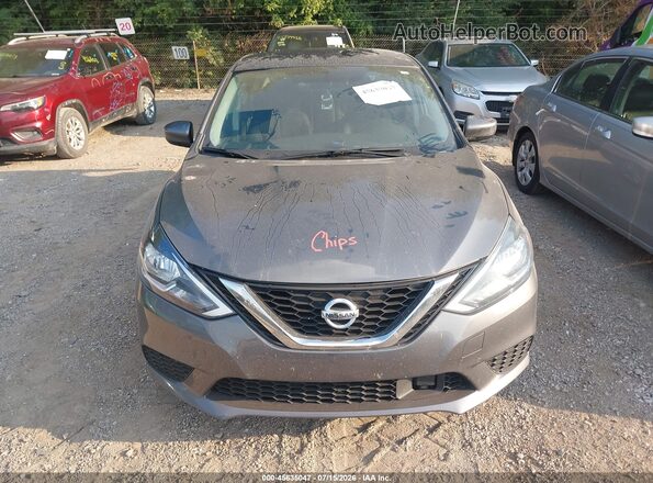 3N1AB7AP6JY323000 2018 NISSAN SENTRA Gray Вид щитка приладів