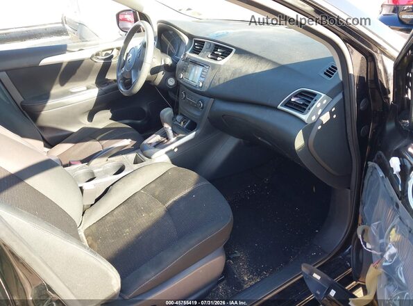 3N1AB7AP6JY326785 2018 NISSAN SENTRA Black Front interior view