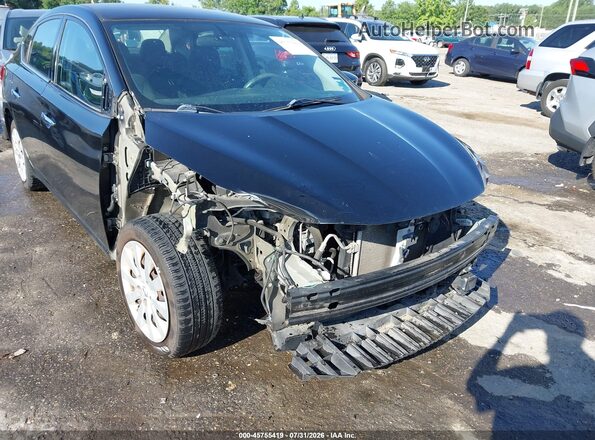 3N1AB7AP6JY326785 2018 NISSAN SENTRA Black Front view