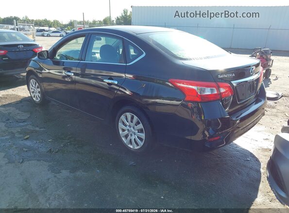 3N1AB7AP6JY326785 2018 NISSAN SENTRA Black Rear left