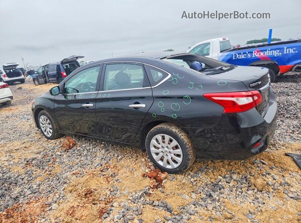 3N1AB7AP6JY338449 2018 NISSAN SENTRA Черный Задняя левая четверть