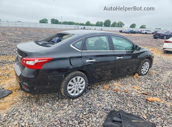 3N1AB7AP6JY338449 2018 NISSAN SENTRA Черный Задняя правая четверть