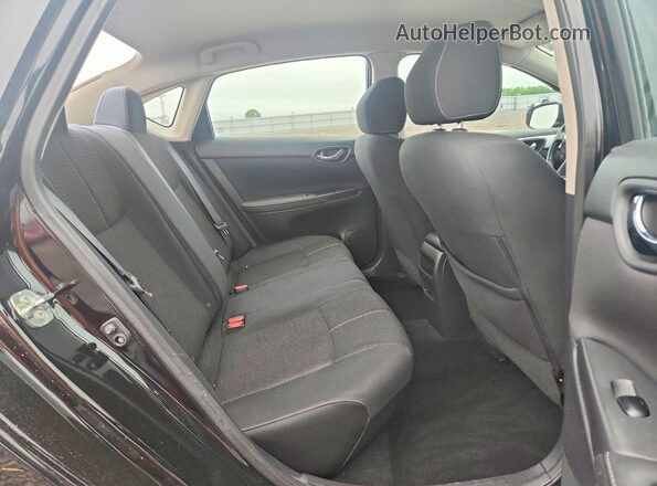 3N1AB7AP6JY338449 2018 NISSAN SENTRA Черный Вид задних сидений