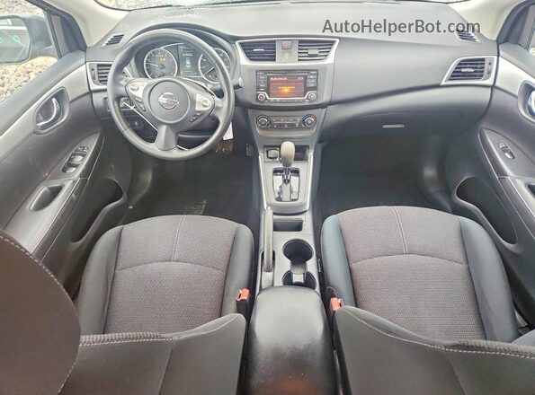 3N1AB7AP6JY338449 2018 NISSAN SENTRA Черный Вид панели приборов