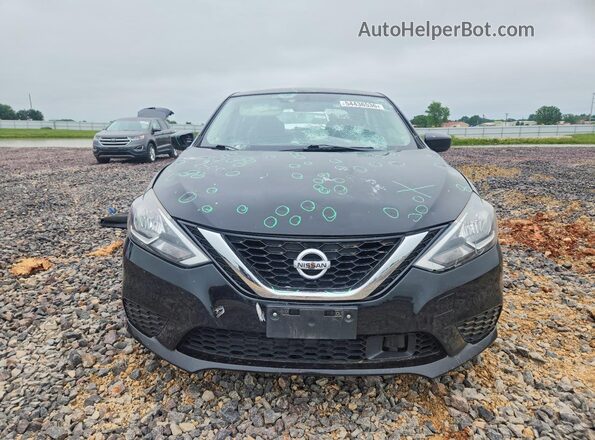 3N1AB7AP6JY338449 2018 NISSAN SENTRA Черный Вид спереди