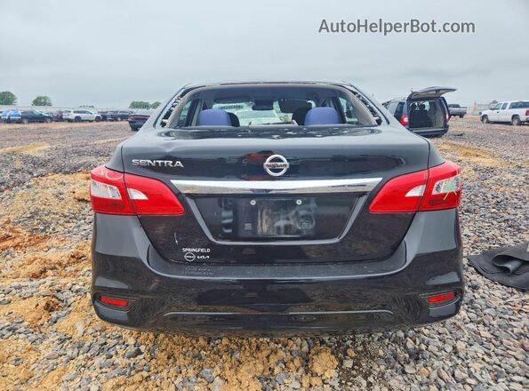 3N1AB7AP6JY338449 2018 NISSAN SENTRA Черный Вид сзади