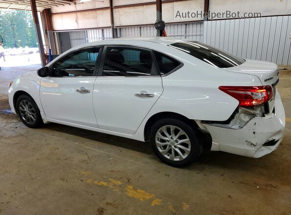 3N1AB7AP6KL606740 2019 NISSAN SENTRA Белый Задняя левая четверть