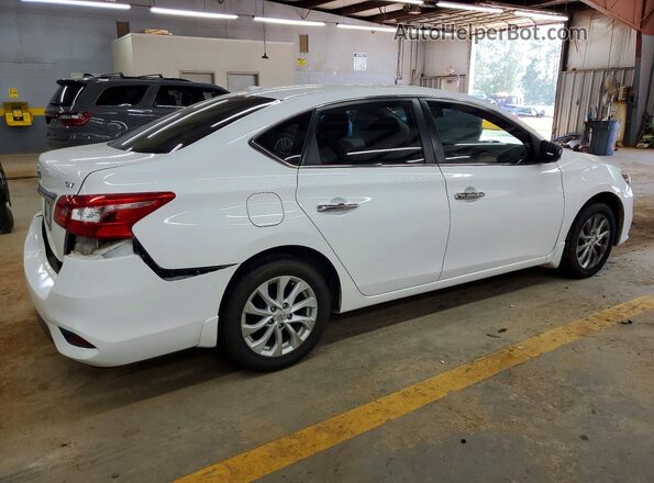 3N1AB7AP6KL606740 2019 NISSAN SENTRA Белый Задняя правая четверть