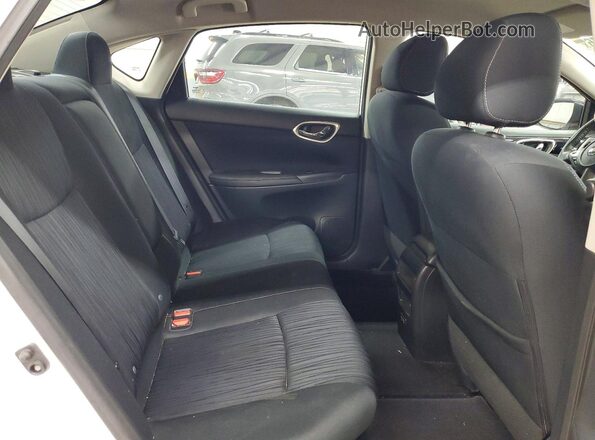 3N1AB7AP6KL606740 2019 NISSAN SENTRA Белый Вид задних сидений