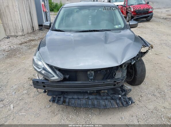 3N1AB7AP6KL624283 2019 NISSAN SENTRA Gray Դիմացի տեսք