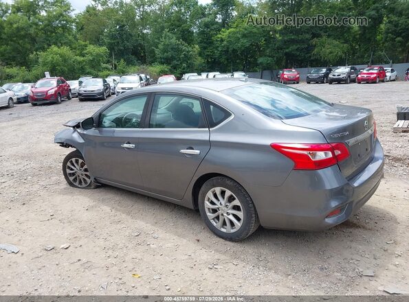 3N1AB7AP6KL624283 2019 NISSAN SENTRA Gray Հետևի ձախ
