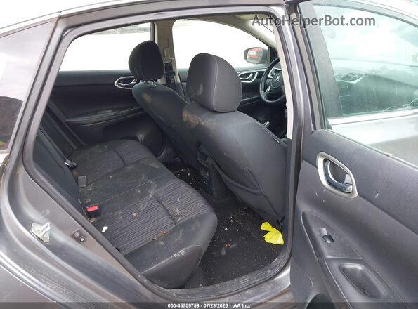 3N1AB7AP6KL624283 2019 NISSAN SENTRA Gray VIN կոդի պիտակի տեսք