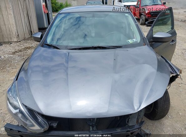 3N1AB7AP6KL624283 2019 NISSAN SENTRA Gray Հետևի տեսք