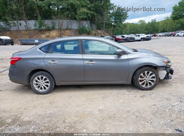 3N1AB7AP6KL624283 2019 NISSAN SENTRA Gray Սալոնի հետևի տեսք