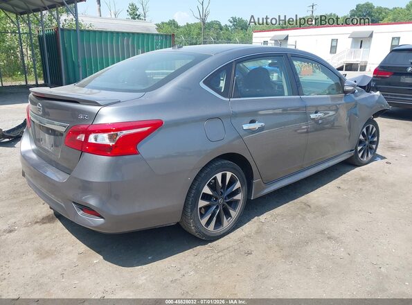 3N1AB7AP6KY205241 2019 NISSAN SENTRA Серый Задняя правая четверть