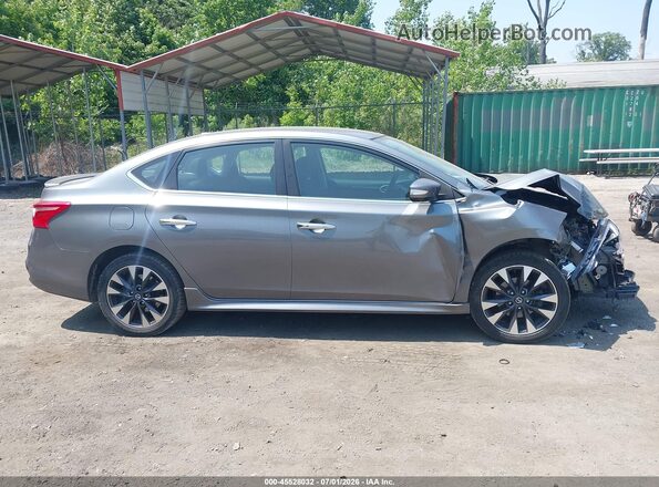 3N1AB7AP6KY205241 2019 NISSAN SENTRA Серый Вид задней части салона