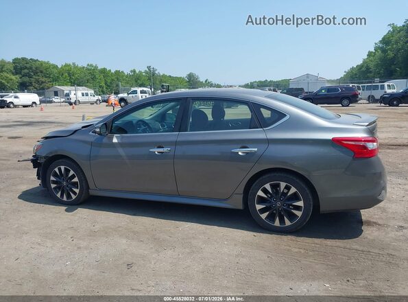 3N1AB7AP6KY205241 2019 NISSAN SENTRA Серый Панорамный вид салона 360°