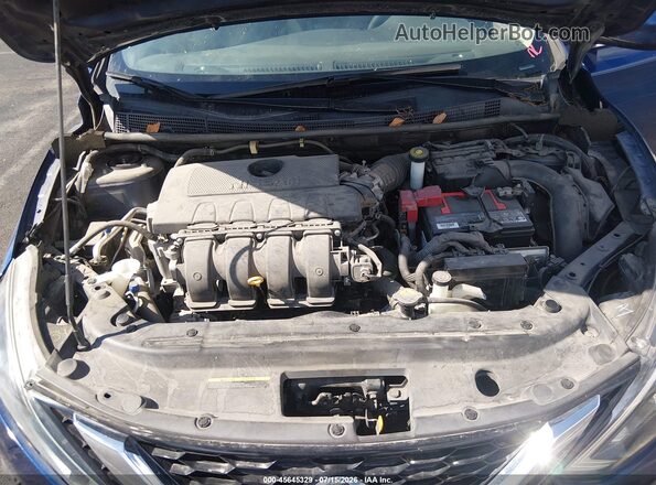 3N1AB7AP6KY210312 2019 NISSAN SENTRA Blue Вид ззаду