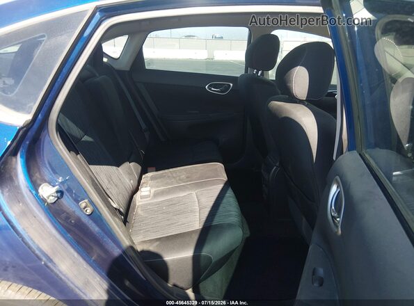 3N1AB7AP6KY210312 2019 NISSAN SENTRA Blue Вид наклейки з VIN-кодом