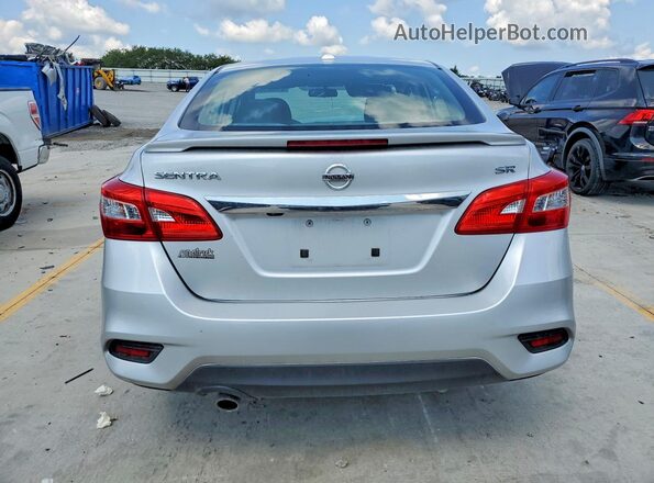 3N1AB7AP6KY211122 2019 NISSAN SENTRA Silver Vista trasera