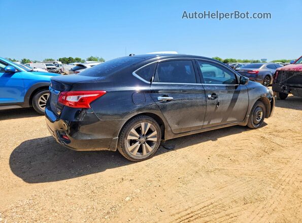 3N1AB7AP6KY219009 2019 NISSAN SENTRA Black Rear right