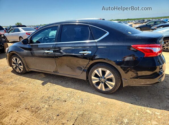 3N1AB7AP6KY219009 2019 NISSAN SENTRA Black Rear left