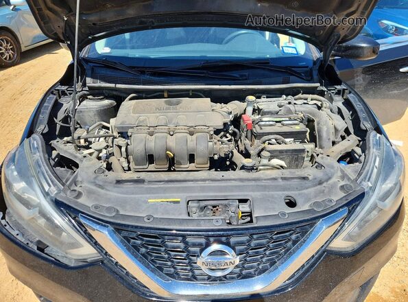 3N1AB7AP6KY219009 2019 NISSAN SENTRA Black Rear interior view