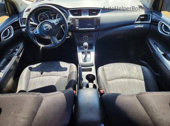 3N1AB7AP6KY219009 2019 NISSAN SENTRA Black Dashboard view