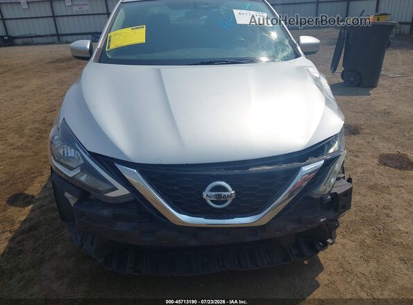 3N1AB7AP6KY227059 2019 NISSAN SENTRA Silver Widok z przodu