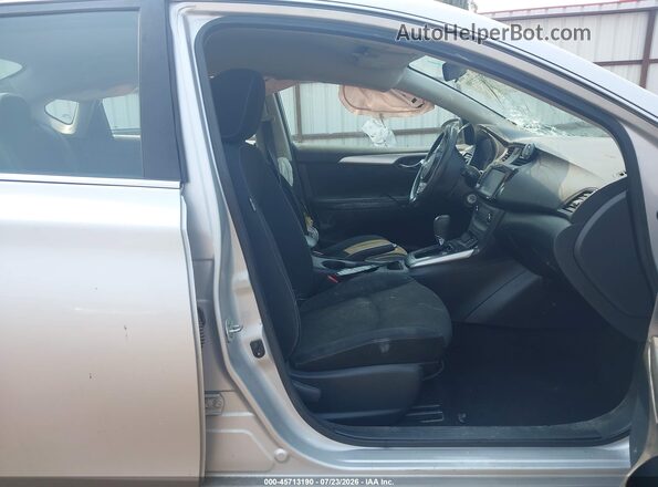 3N1AB7AP6KY227059 2019 NISSAN SENTRA Silver Widok wnętrza z przodu