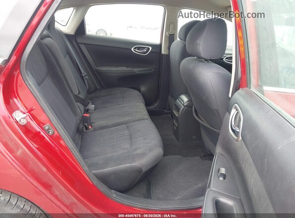 3N1AB7AP6KY237879 2019 NISSAN SENTRA Red VIN კოდის სტიკერის ხედი
