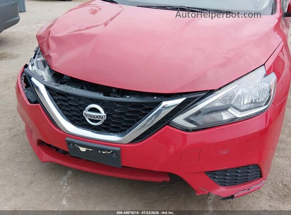 3N1AB7AP6KY237963 2019 NISSAN SENTRA Red 