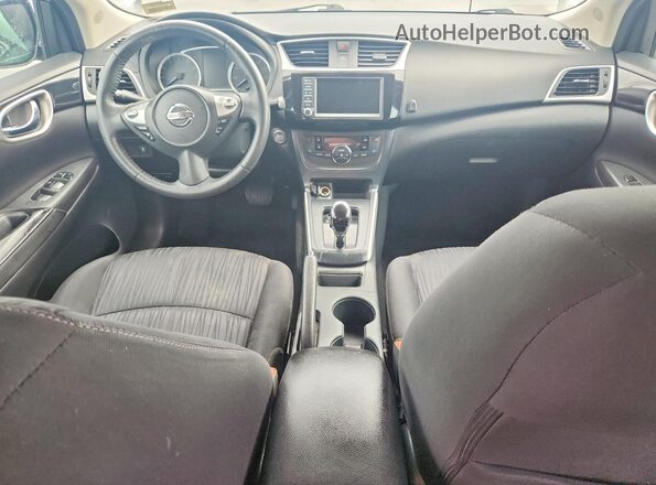 3N1AB7AP6KY238594 2019 NISSAN SENTRA Silver Առջևի վահանակի տեսք