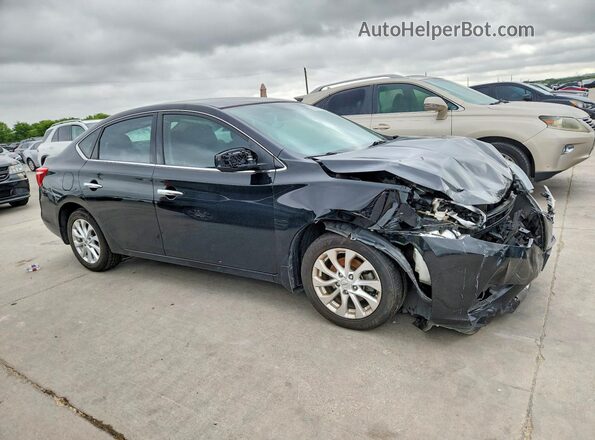 3N1AB7AP6KY251684 2019 NISSAN SENTRA Black Առջևի աջ