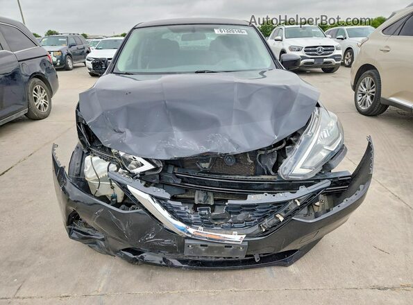 3N1AB7AP6KY251684 2019 NISSAN SENTRA Black Դիմացի տեսք