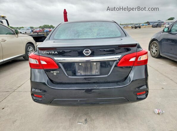 3N1AB7AP6KY251684 2019 NISSAN SENTRA Black Հետևի տեսք