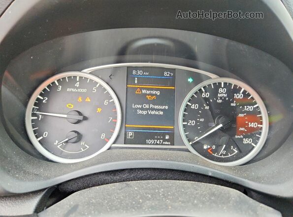 3N1AB7AP6KY251684 2019 NISSAN SENTRA Black Սարքավորումների վահանակի տեսք
