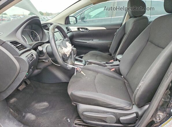 3N1AB7AP6KY251684 2019 NISSAN SENTRA Black Սալոնի դիմացի տեսք