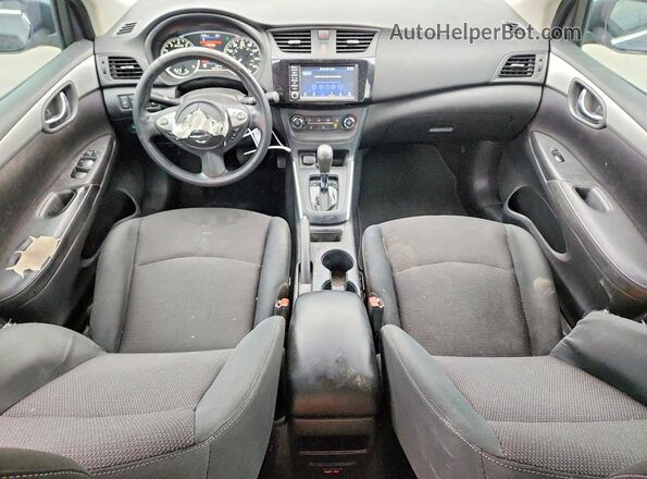 3N1AB7AP6KY251684 2019 NISSAN SENTRA Black Առջևի վահանակի տեսք