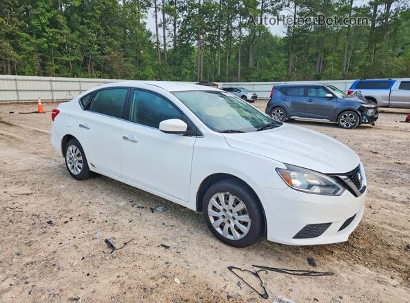3N1AB7AP6KY265407 2019 NISSAN SENTRA White წინა მარჯვენა