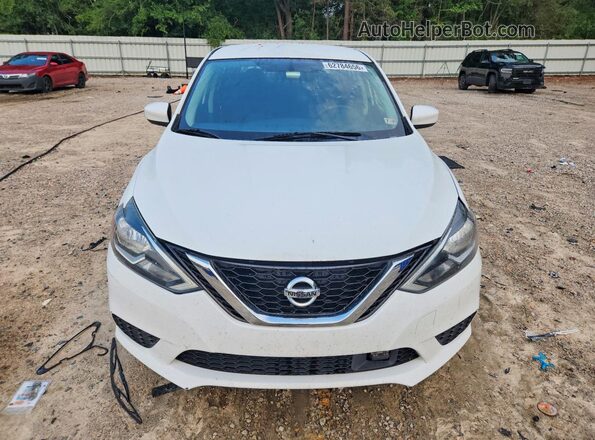 3N1AB7AP6KY265407 2019 NISSAN SENTRA White წინა ხედი