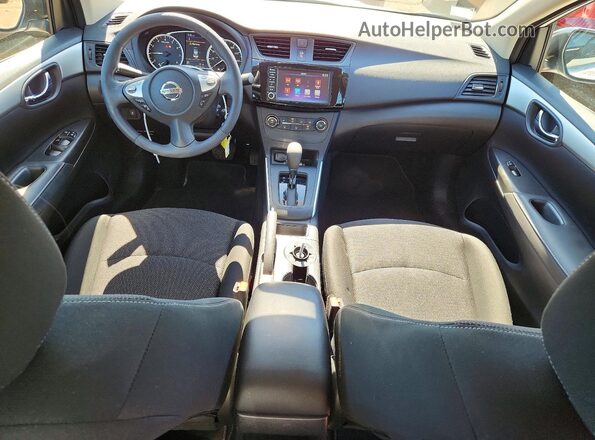 3N1AB7AP6KY266315 2019 NISSAN SENTRA White Առջևի վահանակի տեսք