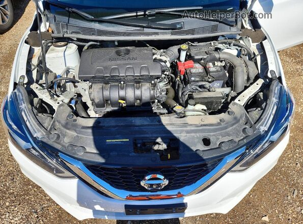 3N1AB7AP6KY266315 2019 NISSAN SENTRA White Սալոնի հետևի տեսք
