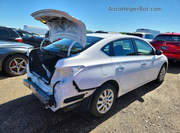 3N1AB7AP6KY266315 2019 NISSAN SENTRA White Հետևի աջ